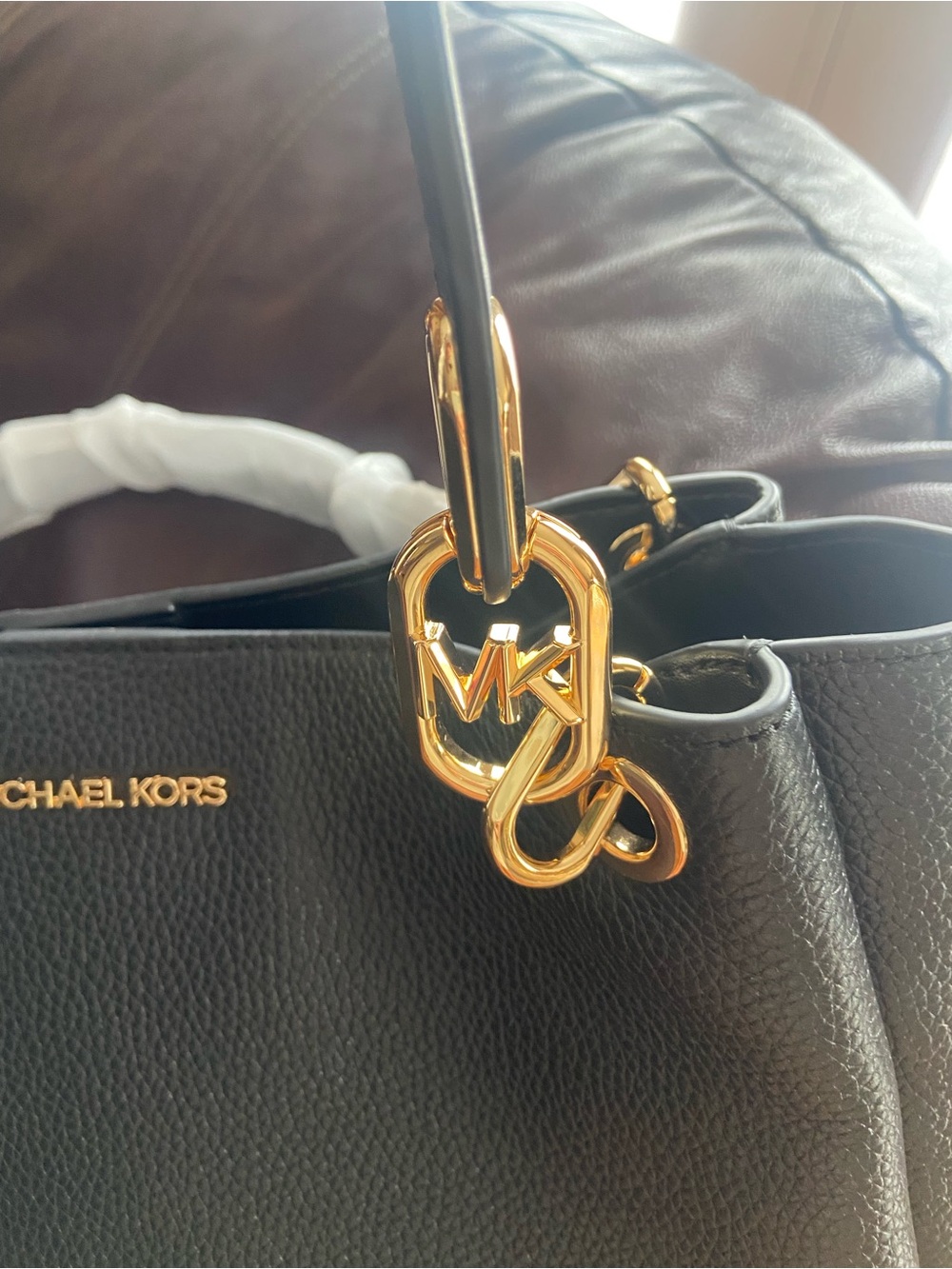 Michael Kors Trisha Large Triple Gusset Shoulder bag - new! - Picture 10 of 14